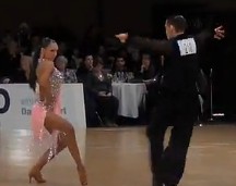 2012WDSFrlվǡǡGrandSlam Latin - solo Chacha - Timur Imametdinov   Ekaterina Nikolaeva
