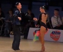 2012귨H_ِQِɣQuarter Final Samba - Malthe Brinch Rohde   Hanne Marie Akselsen