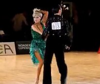 2012WDSF籾QِsoloţGrandSlam Latin - solo Jive - Martino Zanibellato   Michelle Abildtrup